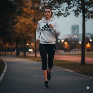 🏃‍♀️ Black Adidas Running Leggings - Like New! L 🏃‍♀️